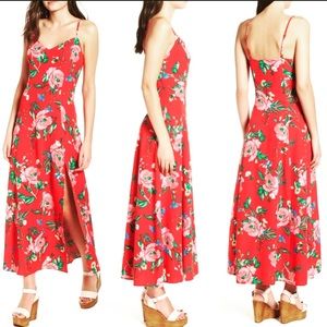 Gorgeous Lovefire Red Floral Dress